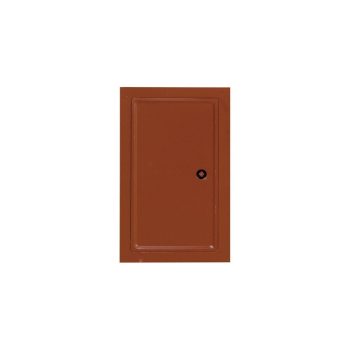 KÉMÉNYAJTÓ VÖRÖS ALAPOZÓVAL KEZELVE 155x290 mm