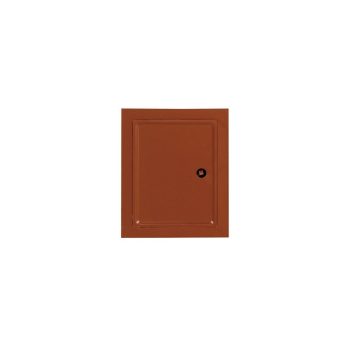 KÉMÉNYAJTÓ VÖRÖS ALAPOZÓVAL KEZELVE 155x205 mm