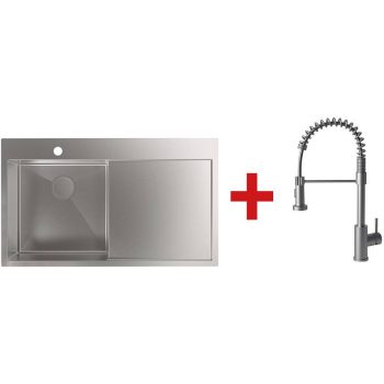 CATA XPB1 mosogatótálca (CBS) + csaptelep (XPB) szett