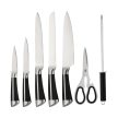 Zilan ZLN1634 8 darabos késkészlet, állvánnyal, 3CR13 rozsdamentes acél, mosogatógépben mosható