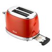 Zilan ZLN7040 retró kenyérpirító, 850 W, 6 fokozat, 2 szeletes, STOP funkció, piros