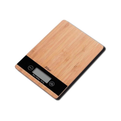 Zilan ZLN8989 konyhai mérleg, max. 5kg, LCD kijelző, 5 féle mértékegység, elemes tápellátás