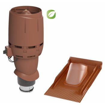 VILPE - Tetőventilátor szett Ø125 1005 téglavörös