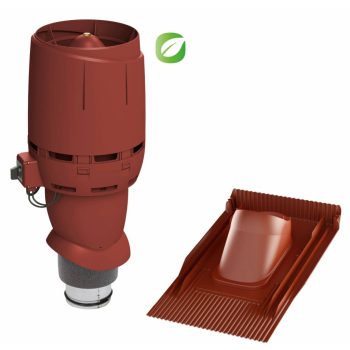 VILPE - Tetőventilátor szett Ø125 1005 vörös